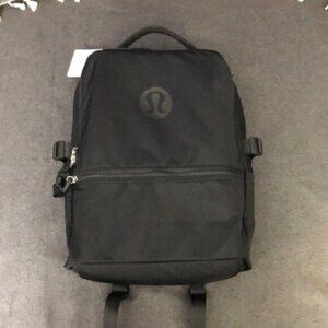 Lululemon Athletica Black Backpack Modern Minimalist Design